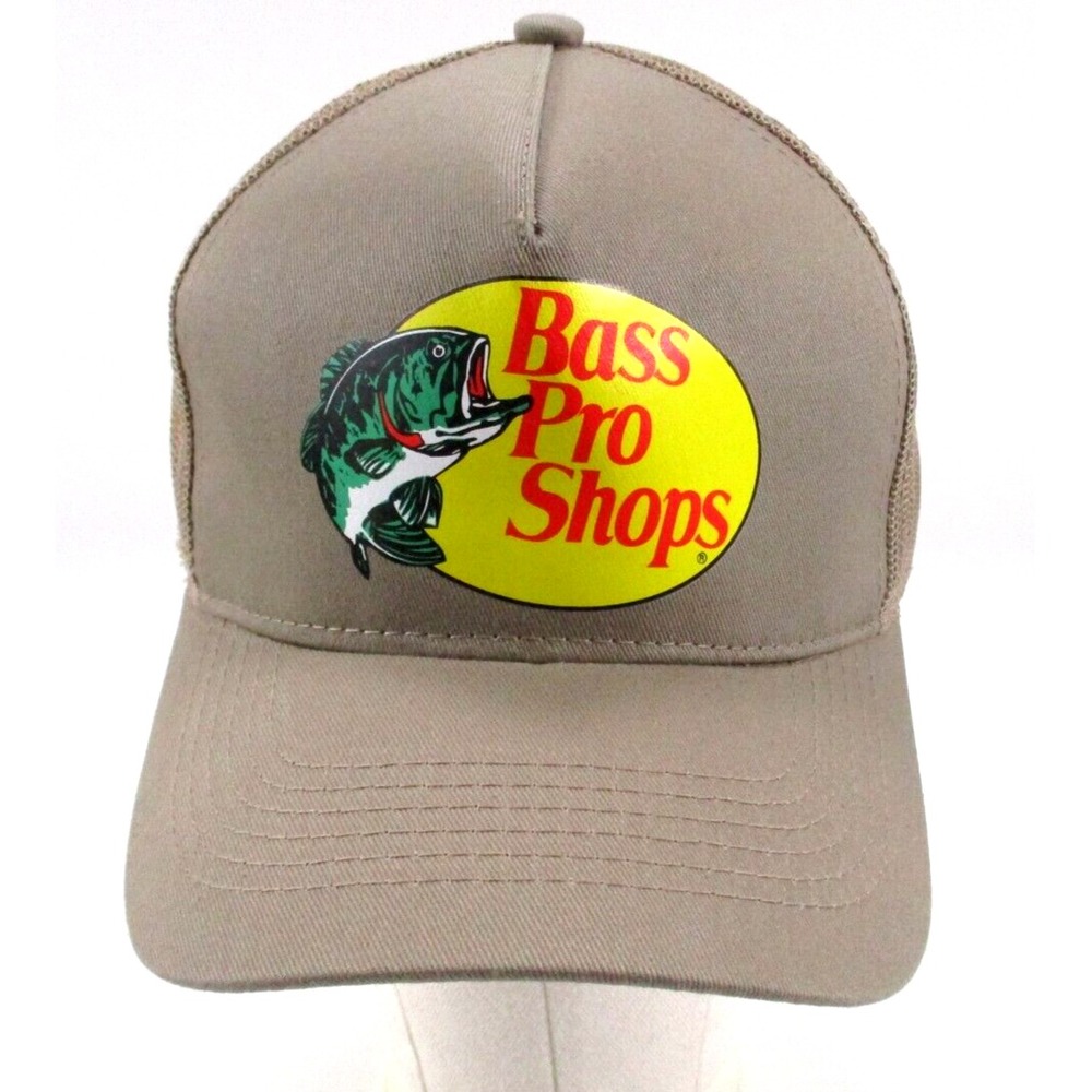 Bass Pro Shops Original Hat Outdoor Trucker Mesh Cap Adjustable SnapBack OneSize